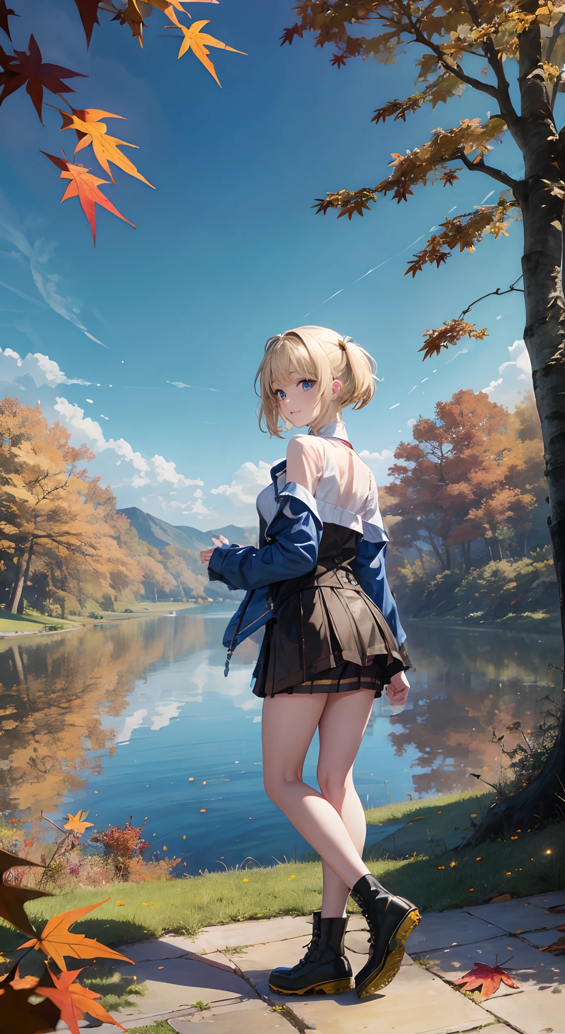 Background with、lake