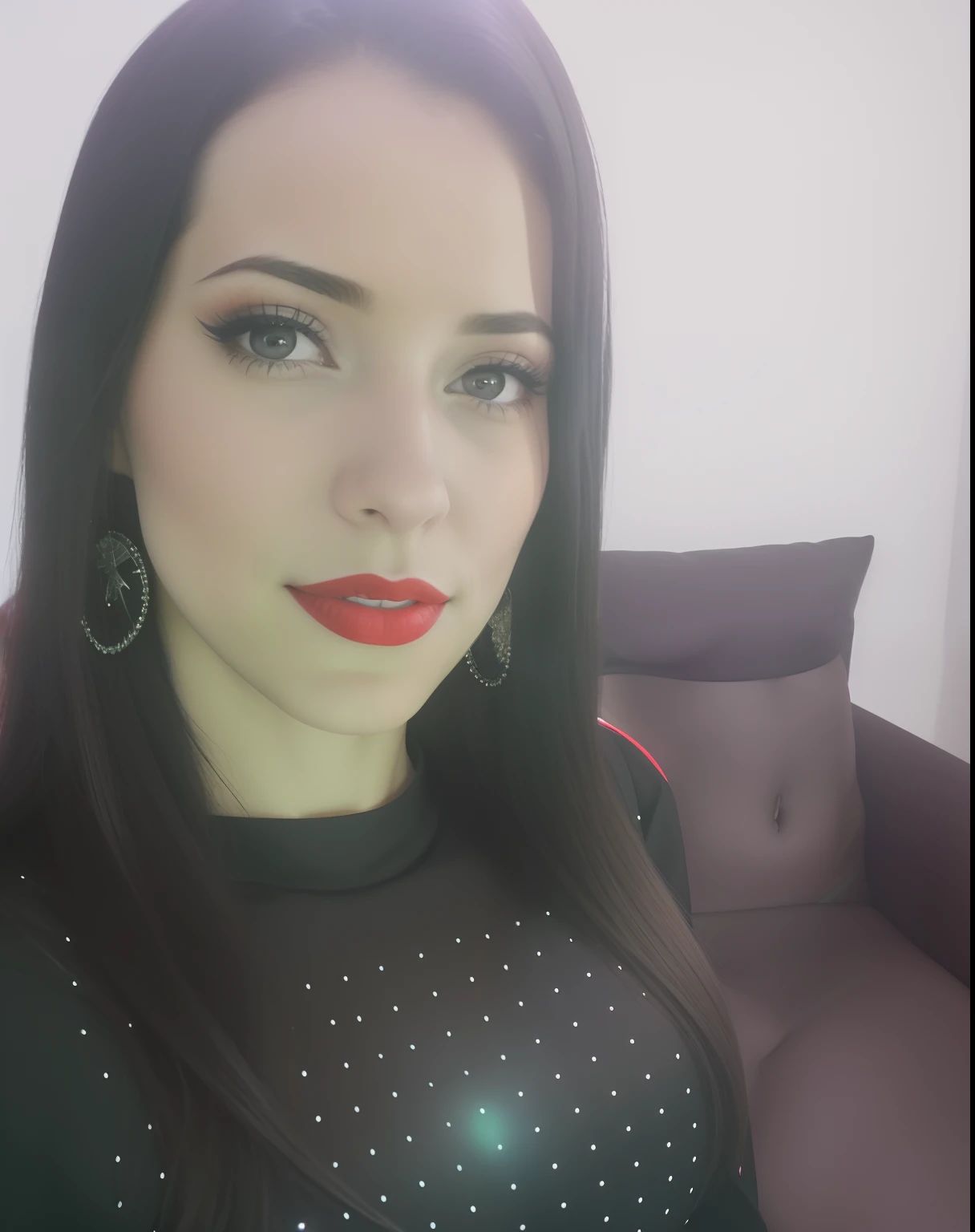 There is a woman with a red lipstick and a black top, imagem de perfil, Malika Favre, Angiewolf, Directed by: Nandor Soldier, angelawhite, Mulher de 30 anos, 3 0 anos de idade mulher, fernanda suarez, Ayahausca, Parece Fabiula Nascimento, Adriana DXIM, Alexa 65