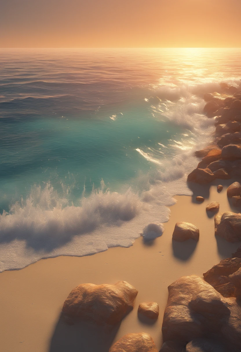 O mar se abrindo