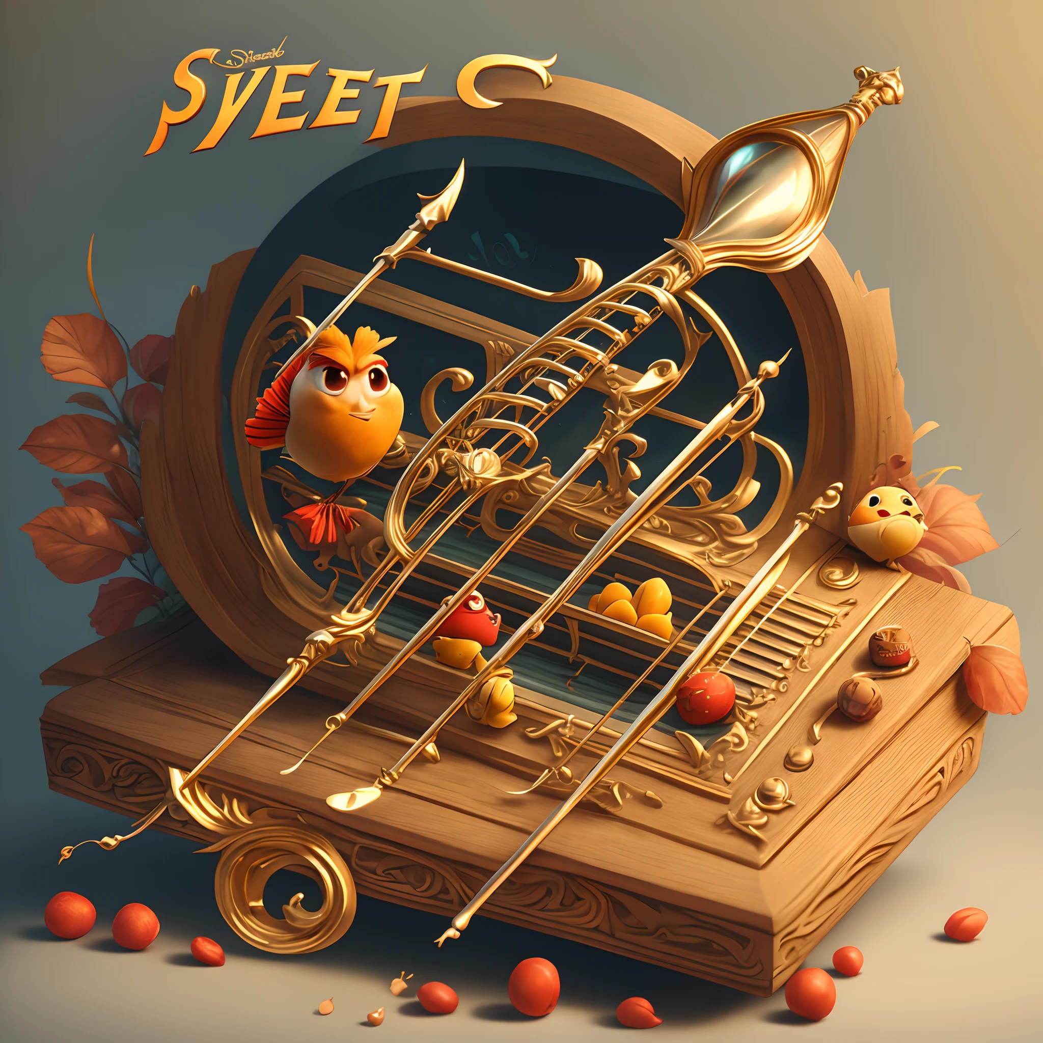 Pixar flute style logo with the title "sweet console"