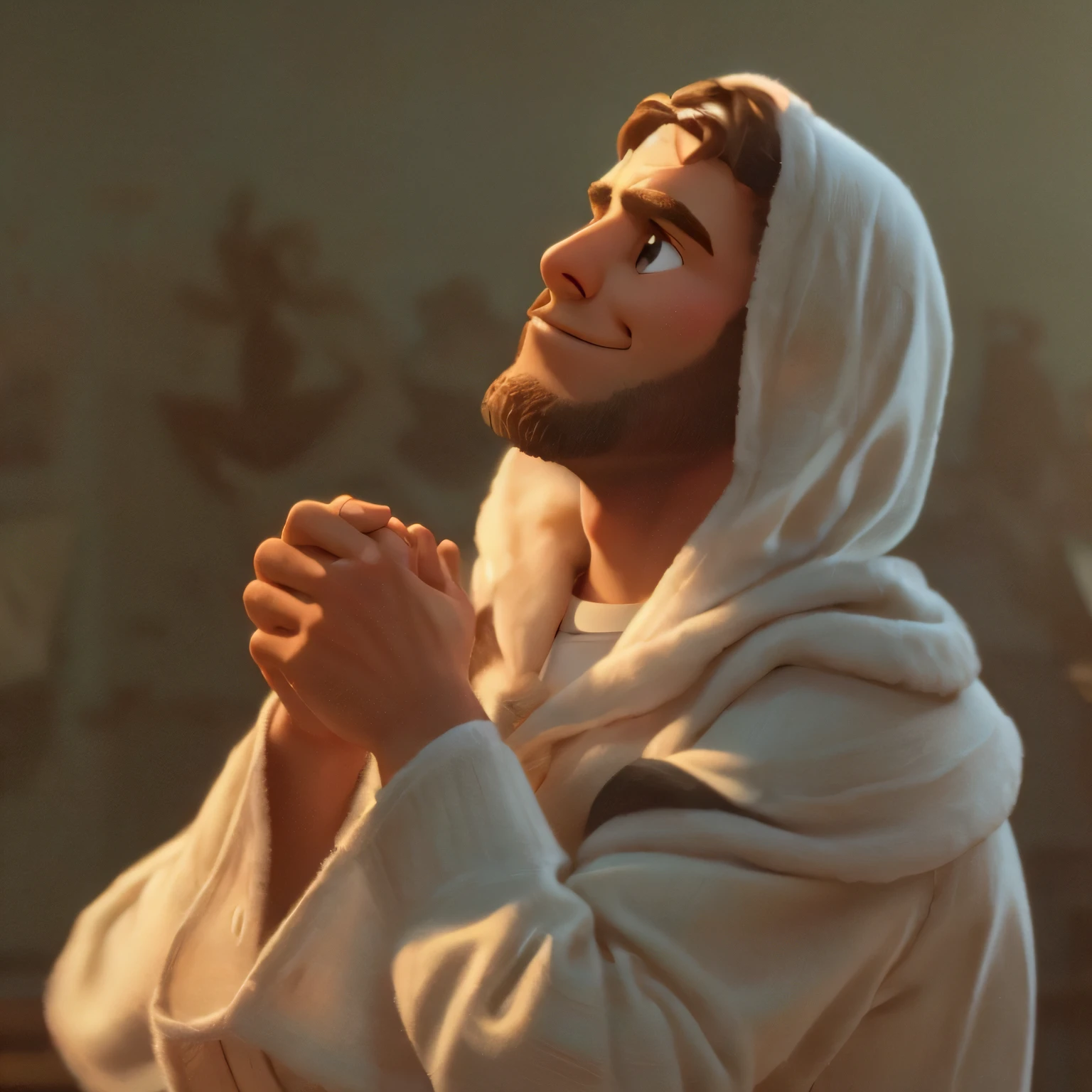um homem estilo disney pixar, alta qualidade, melhor qualidade