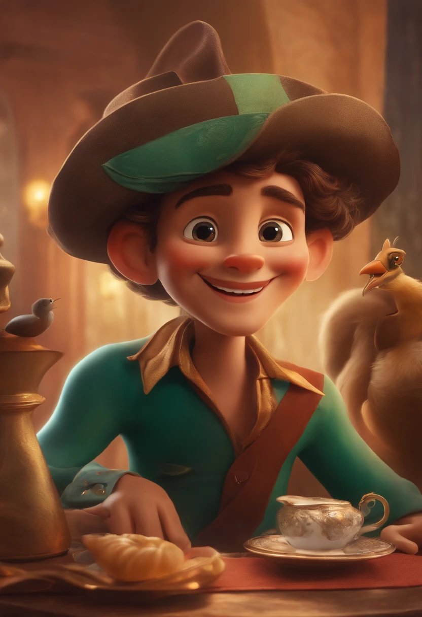 a disney smiling bold man by Antonio Parreiras, inspired by Antonio Parreiras, by Felipe Seade, by Márta Lacza, by Ramón Silva, by Luis Miranda, by Samuel Silva, by João Artur da Silva