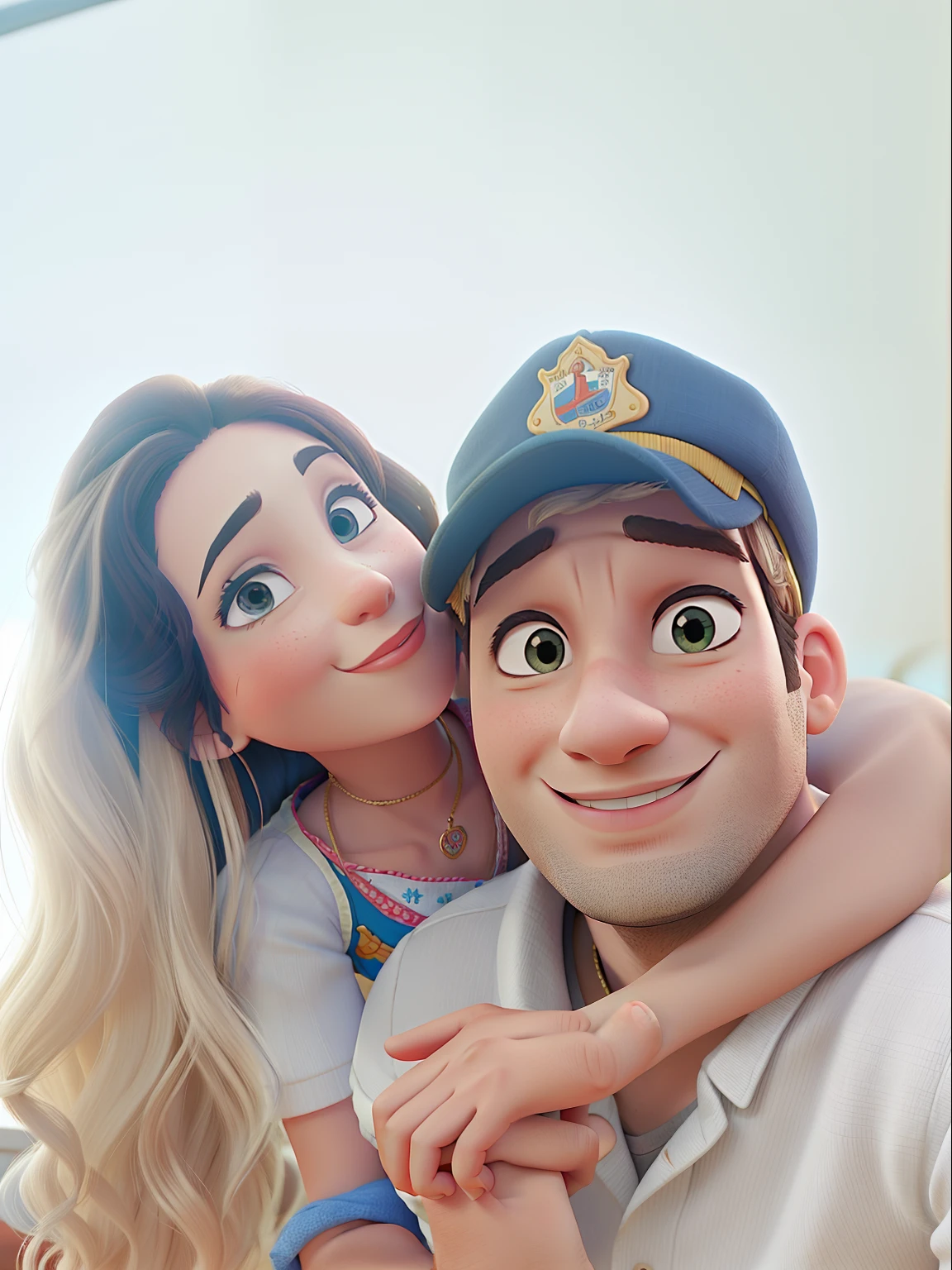 Casal feliz igual filme da Disney amor