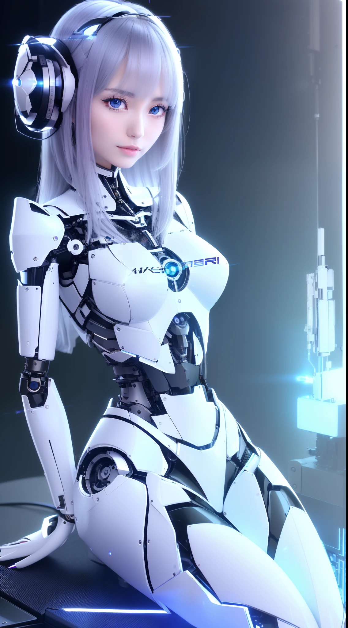 <lora:reiayanami-lyco-nochekaiser:.7>rei ayanami,white plug suit