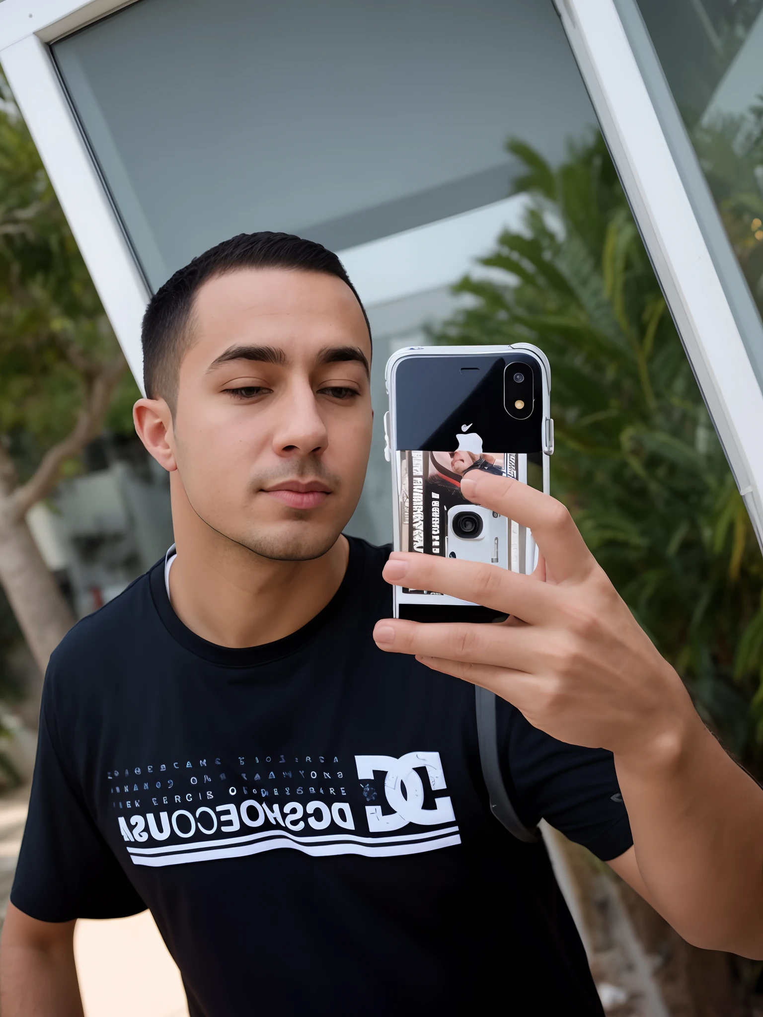 Homem de Arafed tirando uma selfie com um celular na frente de uma porta, corte buzz, buzz corte de cabelo, Fotografia selfie 8k, iphone selfie, 2 3 anos, selfie de um homem, 2 8 anos, 2 7 anos, selfie espelho, 2 2 anos, teddy fresh, em torno de 1 9 anos, 21 anos