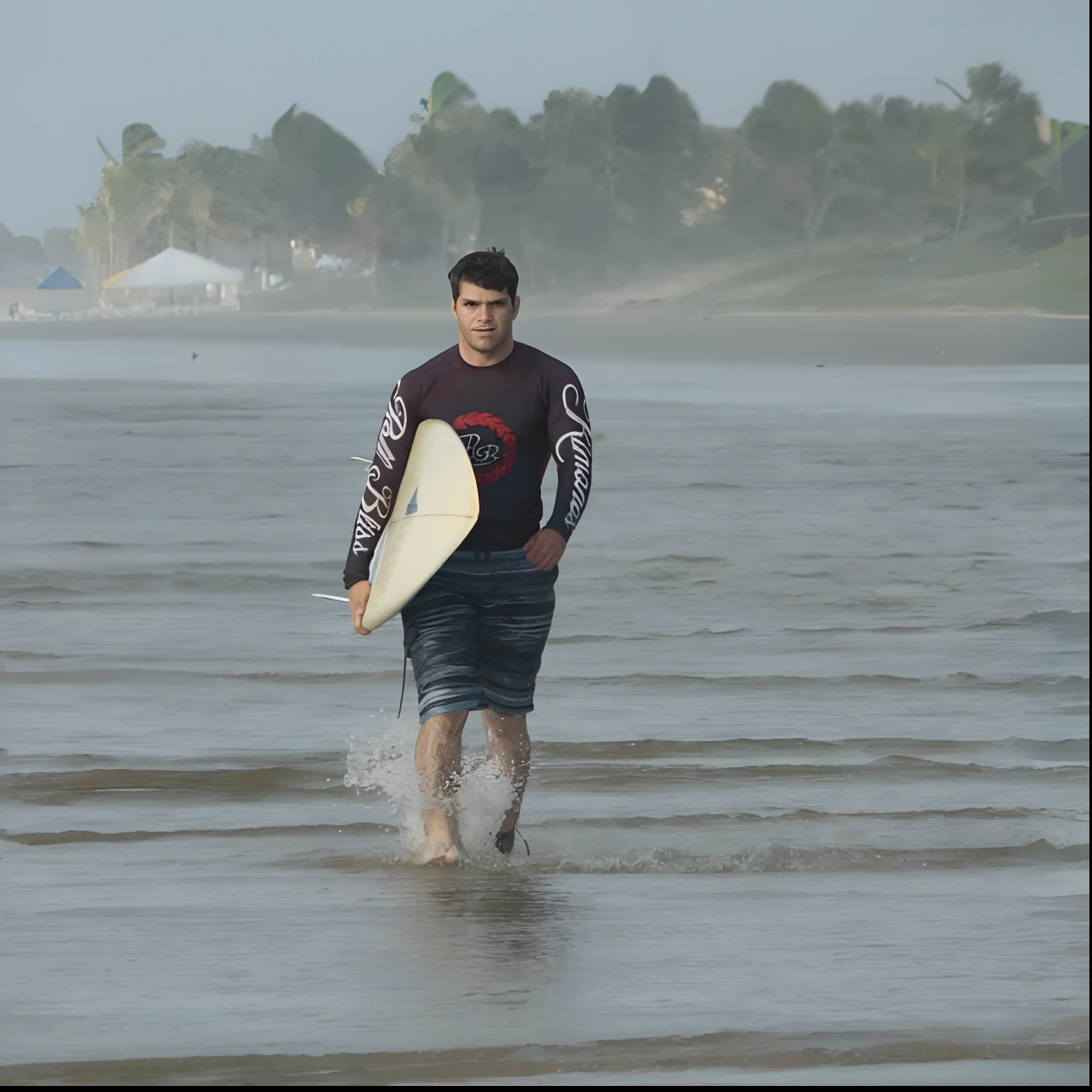 surfer walking out of the water with his surfboard, surfing, surf, caio santos, standing on surfboards, nick silva, on the ocean water, ariel perez, daniel mirante, tsunami behind him, sup, andrea rocha, coming out of the ocean, carlos samuel araya, fernando guerra, david rios ferreira, alejandro, edu souza, in the beach