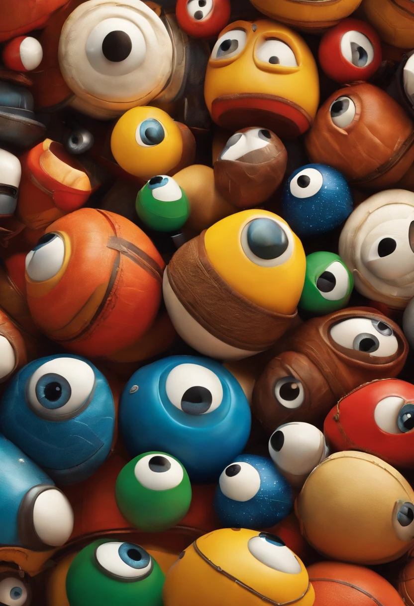 Um cartaz de um filme estilo pixar escrito: DRUM