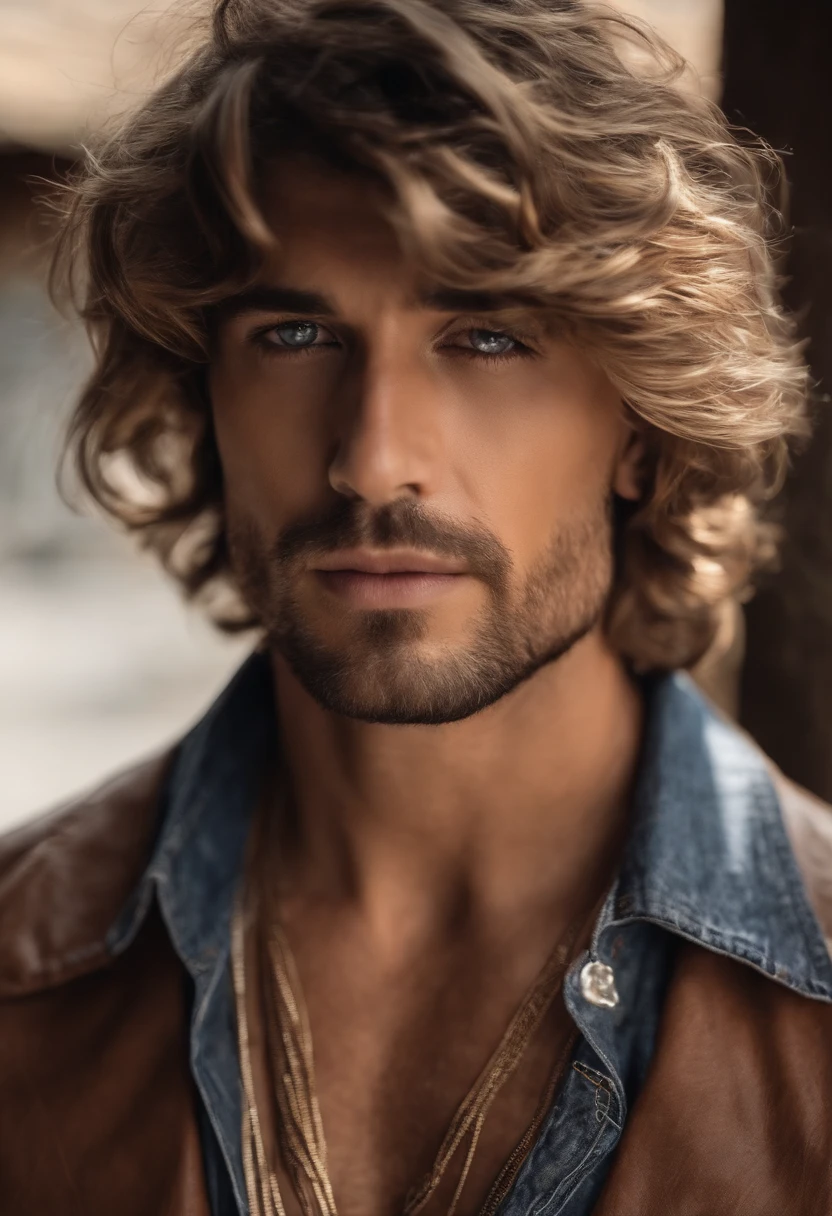 Um homem de 30 anos, com cabelos castanhos curtos,face de diamante, olhar rigoroso, e olhos castanhos, vestindo camisa branca branca