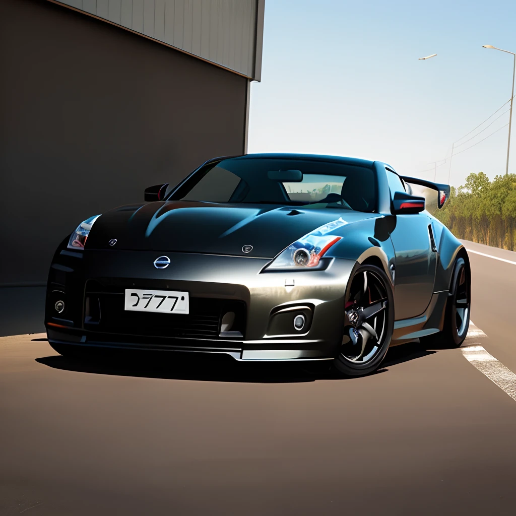 Nissan 350z, preto