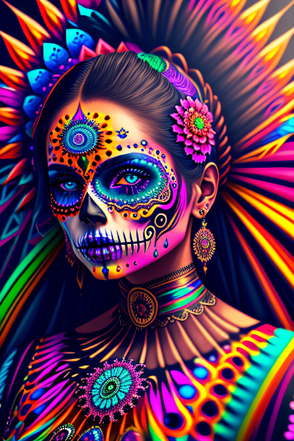 fechar-se, era vitoriana, skull mask, cinematografia, handmade, elegante, meticuloso, magnifica, maximum details, extremely hyperaesthetic, intricadamente detalhado, diamantes, rubis e safiras, paleta no espectro da cor violeta mais para o azul, dourado