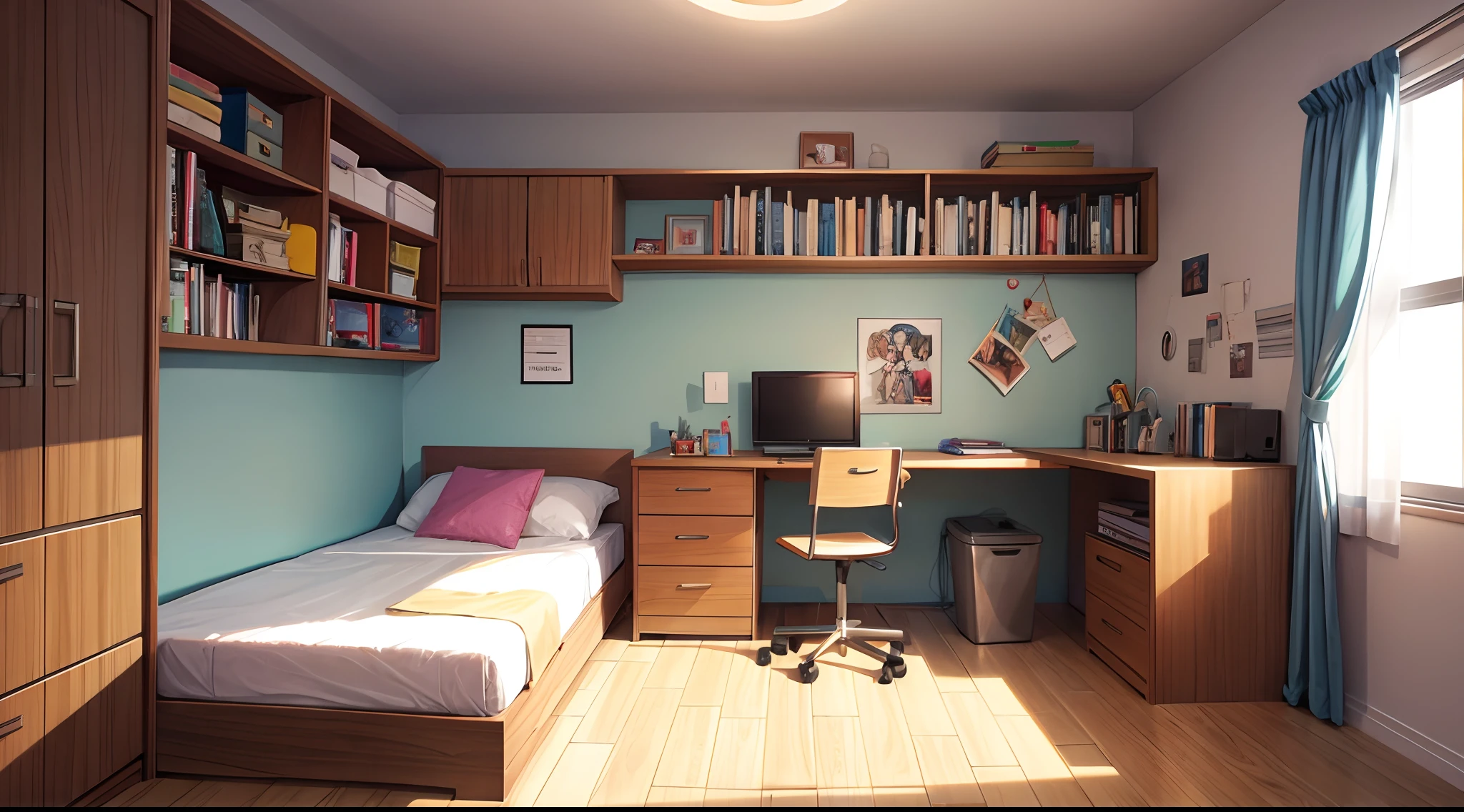 quarto de um adolescente