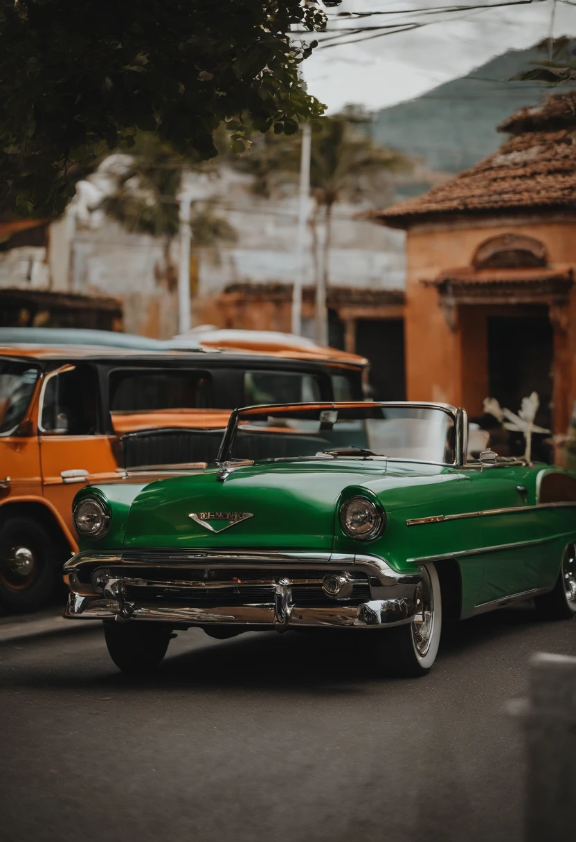 Mulher branca, olhos verdes, cabelo longo, cabelo preto, com blusa preta, calca jeans, tenis vans prero, em frente a loja de cor preta, com faixada de zinco na cor laranja com o nome Aggio Car.  contendo 3 carros na frente.