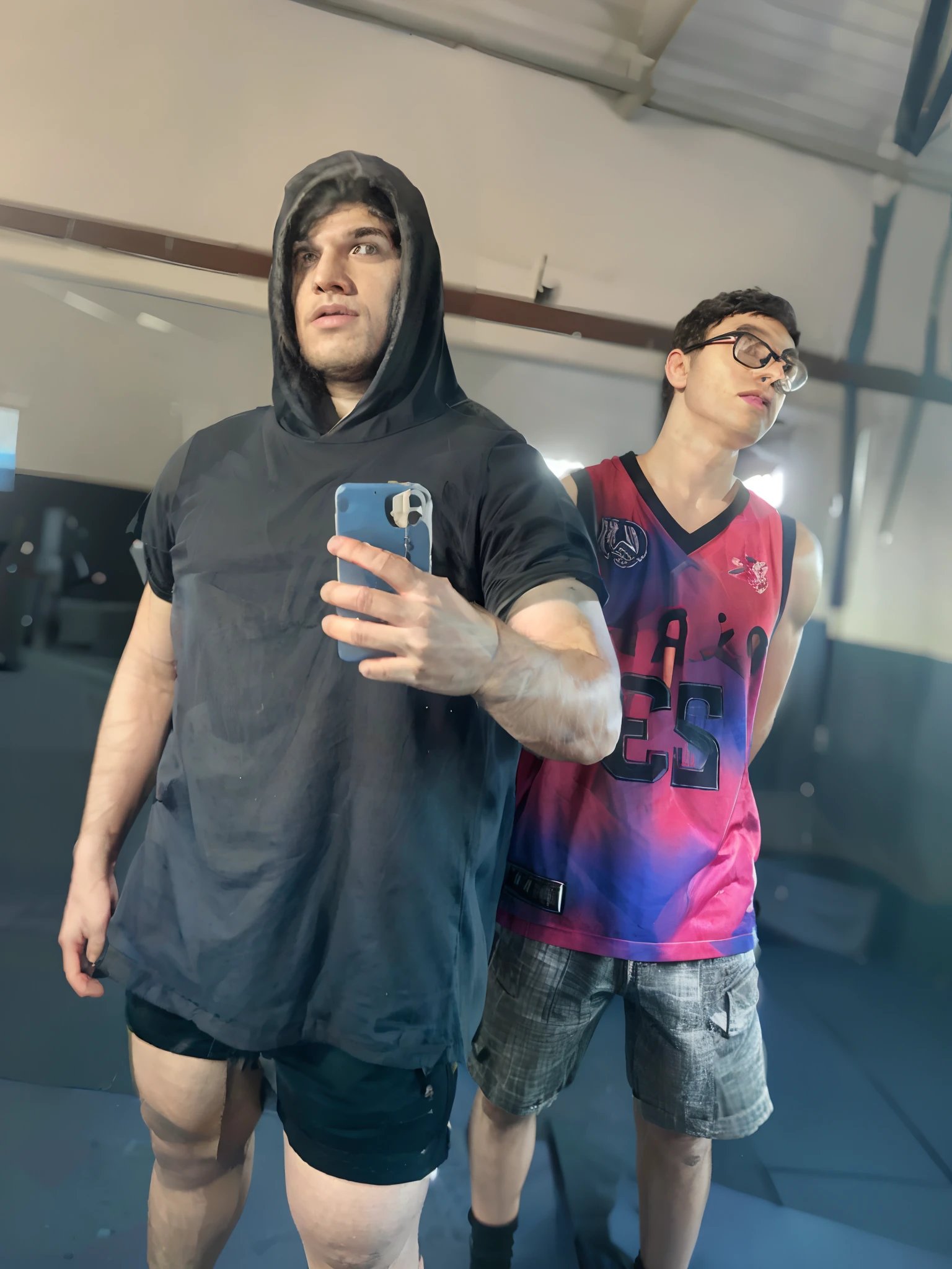 Menino na academia Maromba