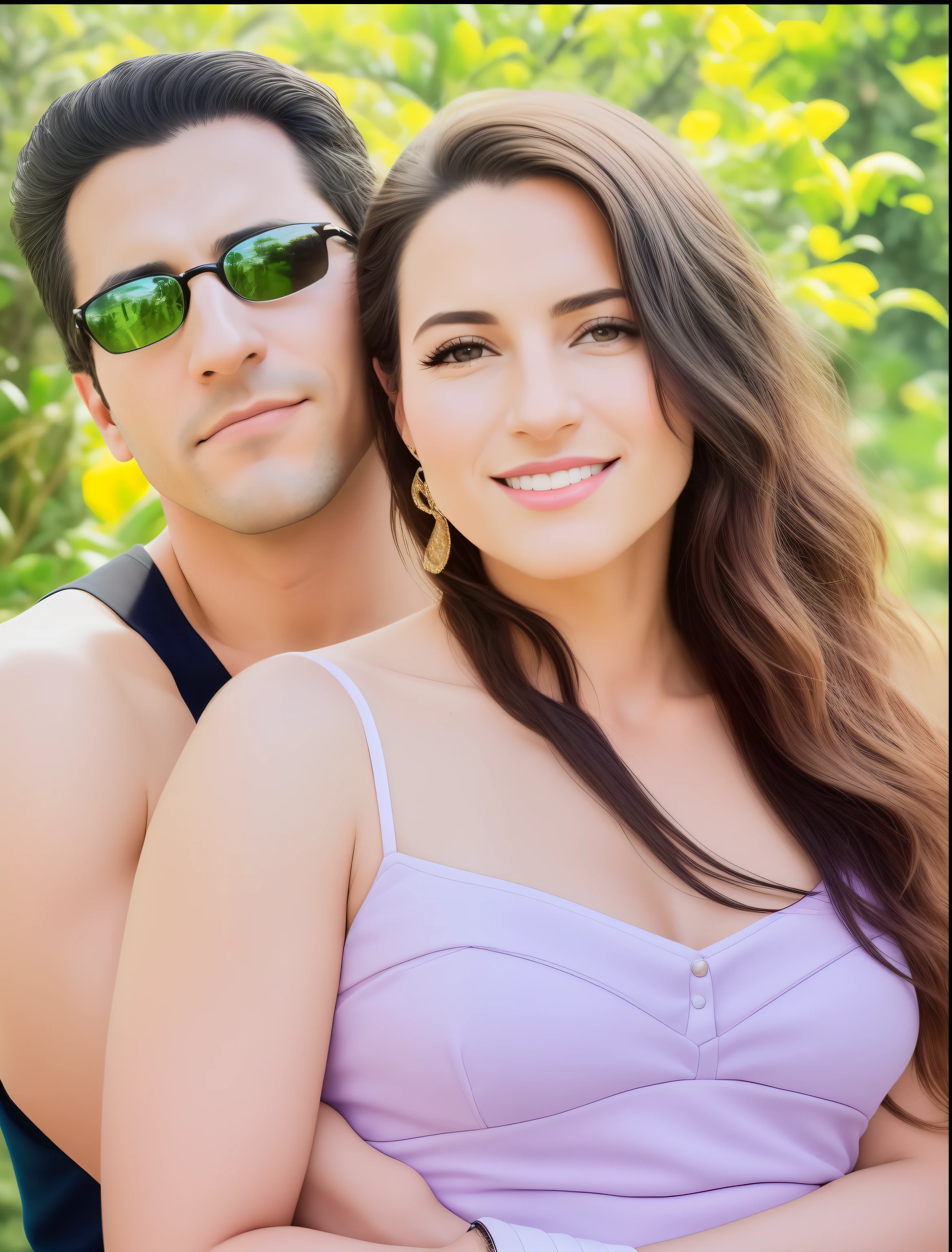 there is a man and a woman that are posing for a picture, retrato de casal, retrato de casais, Kaitlyn Michelle Siragusa, Foto de perfil, Lovely couple, Casal feliz, imagem retrato, Millaise e Greg Rutkowski, Directed by: Echo Chernik, slide show, par, imagem de perfil, Marcos Ariano, Sidney Lugo, Lorena Avarez, foto retrato