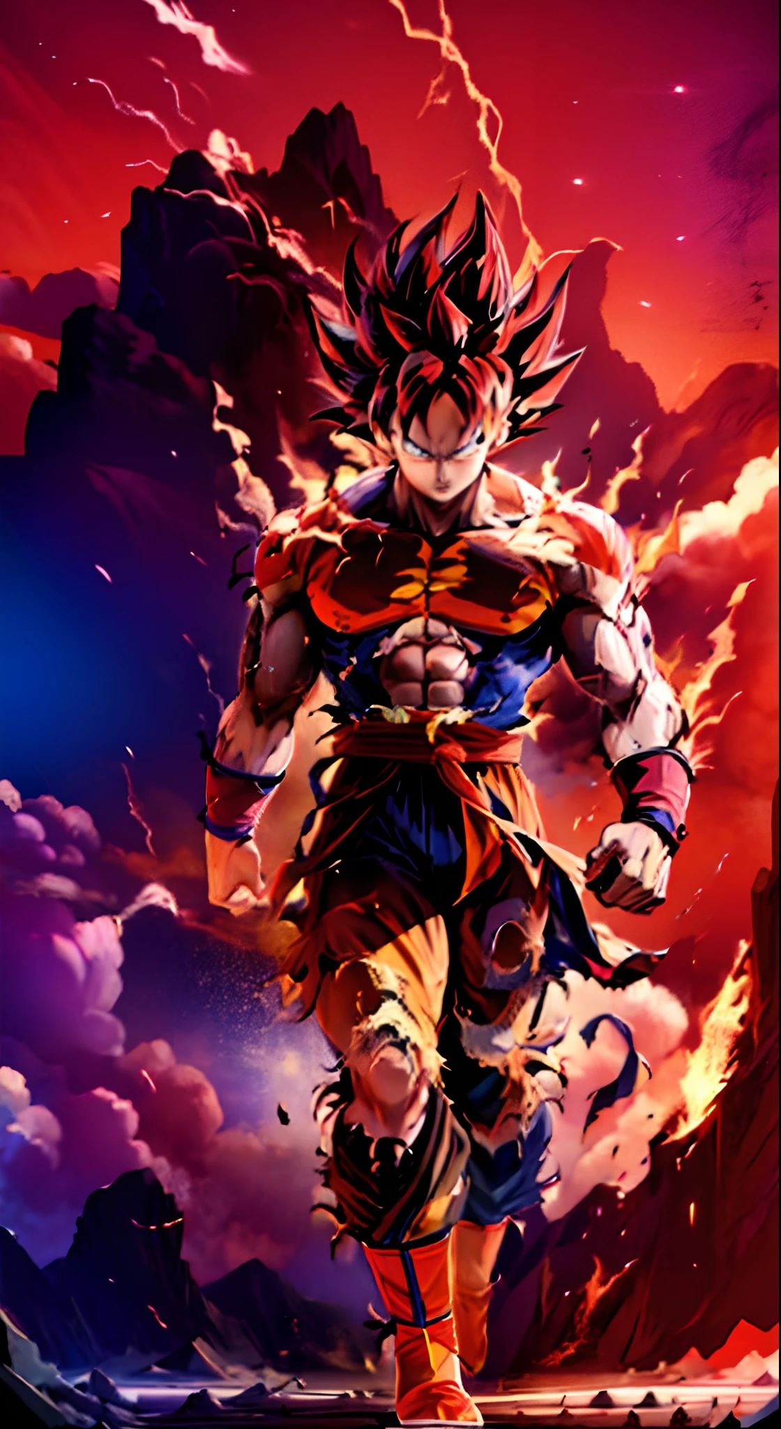 dragon ball goku by the - art - of - the - dragon, badass anime 8 k, 4 k manga wallpaper, anime style 4 k, 4k anime wallpaper, anime epic artwork, highly detailed portrait of goku, anime wallpaper 4k, anime wallpaper 4 k, son goku, anime art wallpaper 4 k, anime art wallpaper 4k, anime art wallpaper 8 k