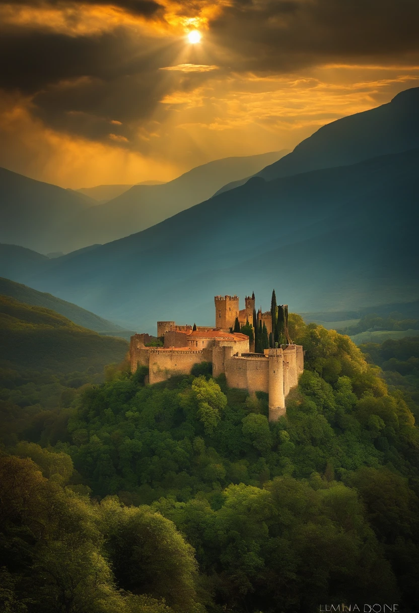 What Heaven in the Heavens Would Look Like, divindade e riquezas, sol, luzes, brilho, castelos
