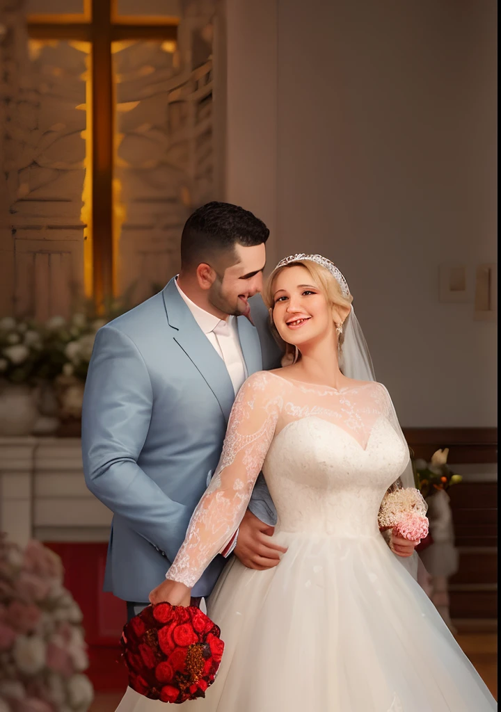 Create image with the characteristics of the robotic style couple