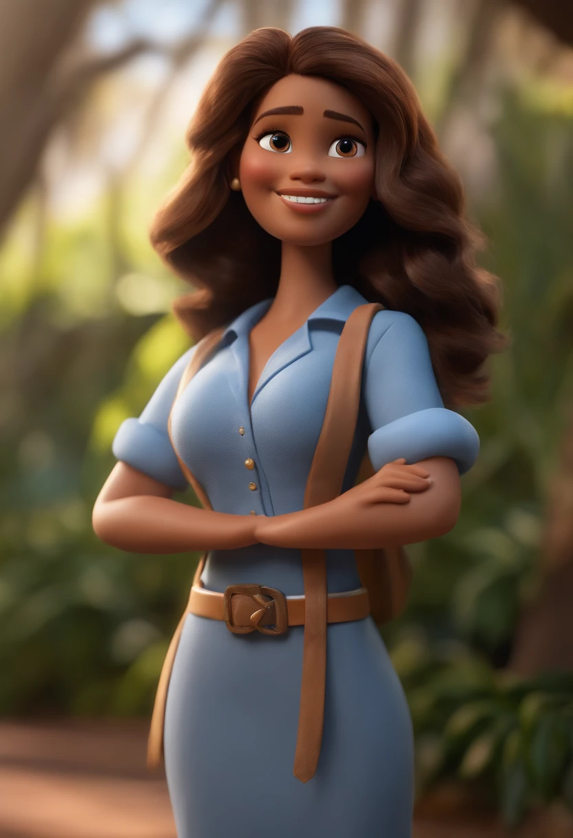 Garoto, estilo disney, tom de pele: claro: Cabelo: marrom escuro, liso, curto, penteado para o lado direito. camisa: social, Cor azul. Fundo: Gray and white gradient,Comemorando, Hands raised, sorrindo, feliz, (estilo pixar) (obra-prima:1.2) (bokeh) (melhor qualidade) (pele detalhada) (textura detalhada) (8k) (claymation) (cinematic lighthing) (foco nítido