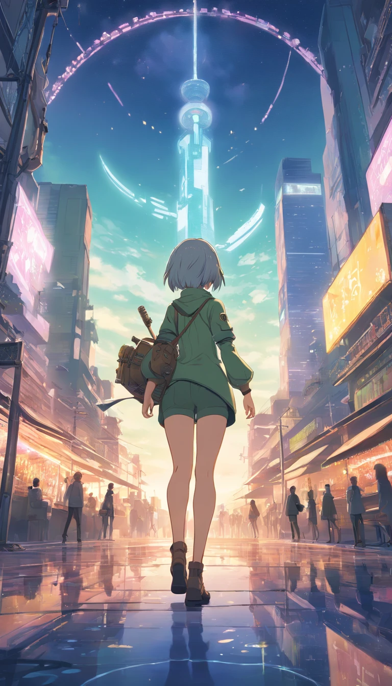 Pod de nier automata, style anime