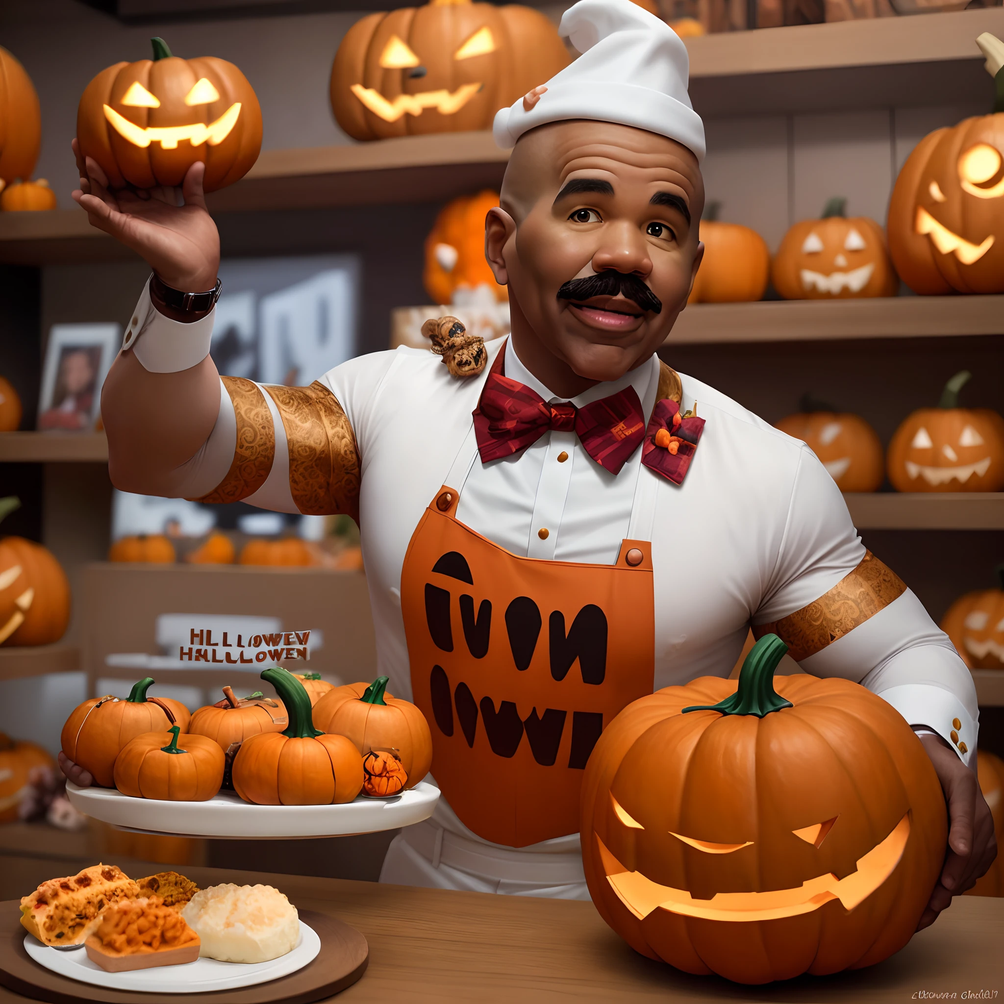 steve harvey In a turkey holloween custom