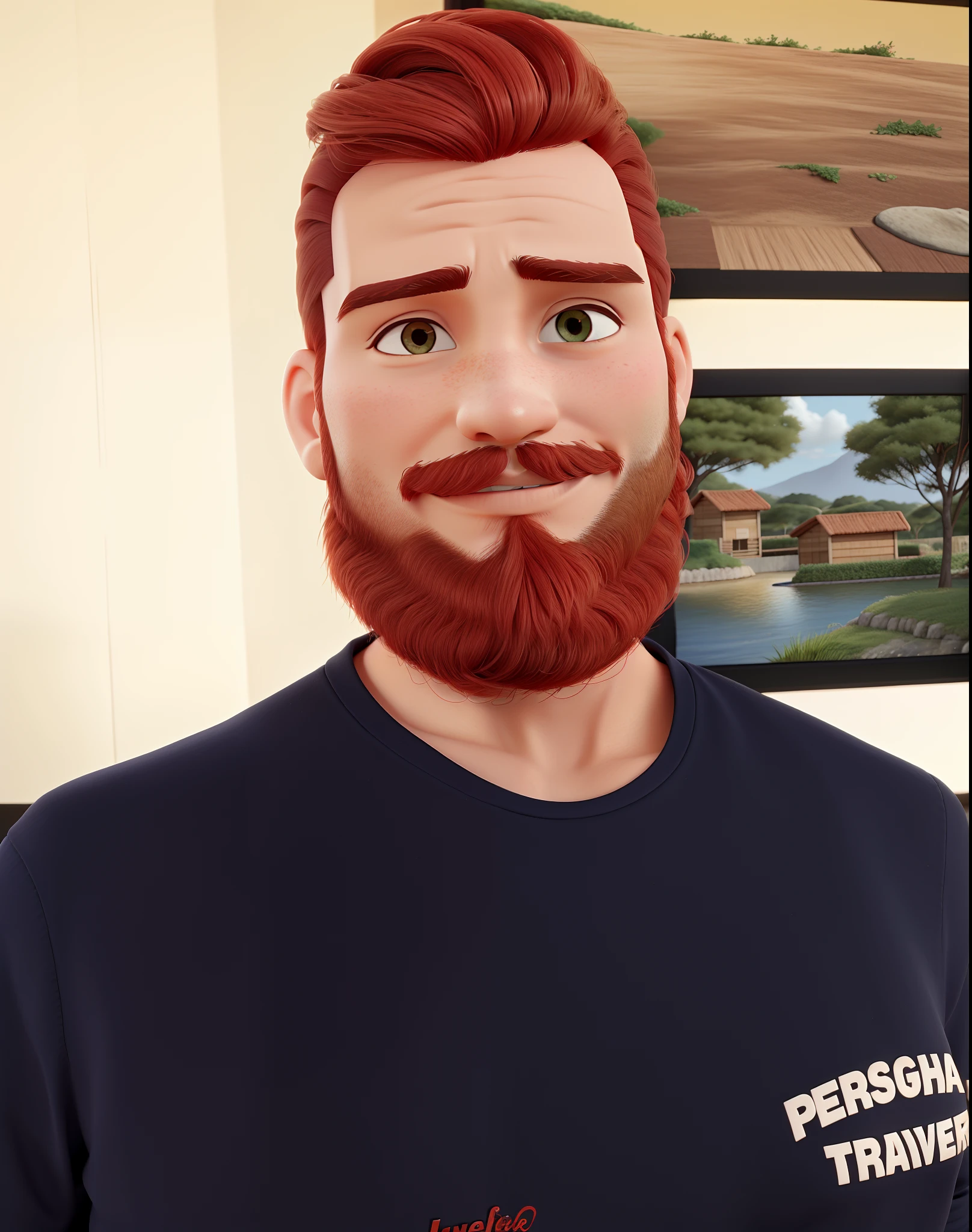 cabelos ruivos e barba ruiva