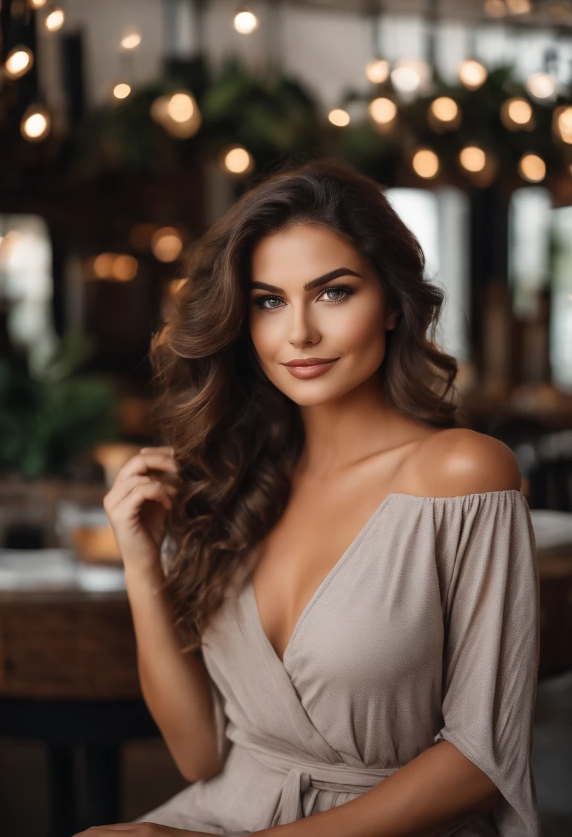 realistic RAW photo of gorgeous 18-year-old, cream color dress, 1girl seductively posing in front of a fireplace, fur,(close-up:1.1), wide hips, (wide angle lens:1.2), (mischievous:1.2) smile facial expression, luscious lips, 4k, 8k, HDR, (depth of field:1.1),(white background), bokeh, ultra detailed, (slim figure:1.2), bloom, ray tracing, (sharp focus:1.2), intricate high detailed, intricate details, hyperdetailed, absurdres, professional, award winning masterpiece, Fujifilm XT3, seductive,cosmetic photoshoot, makeup posing