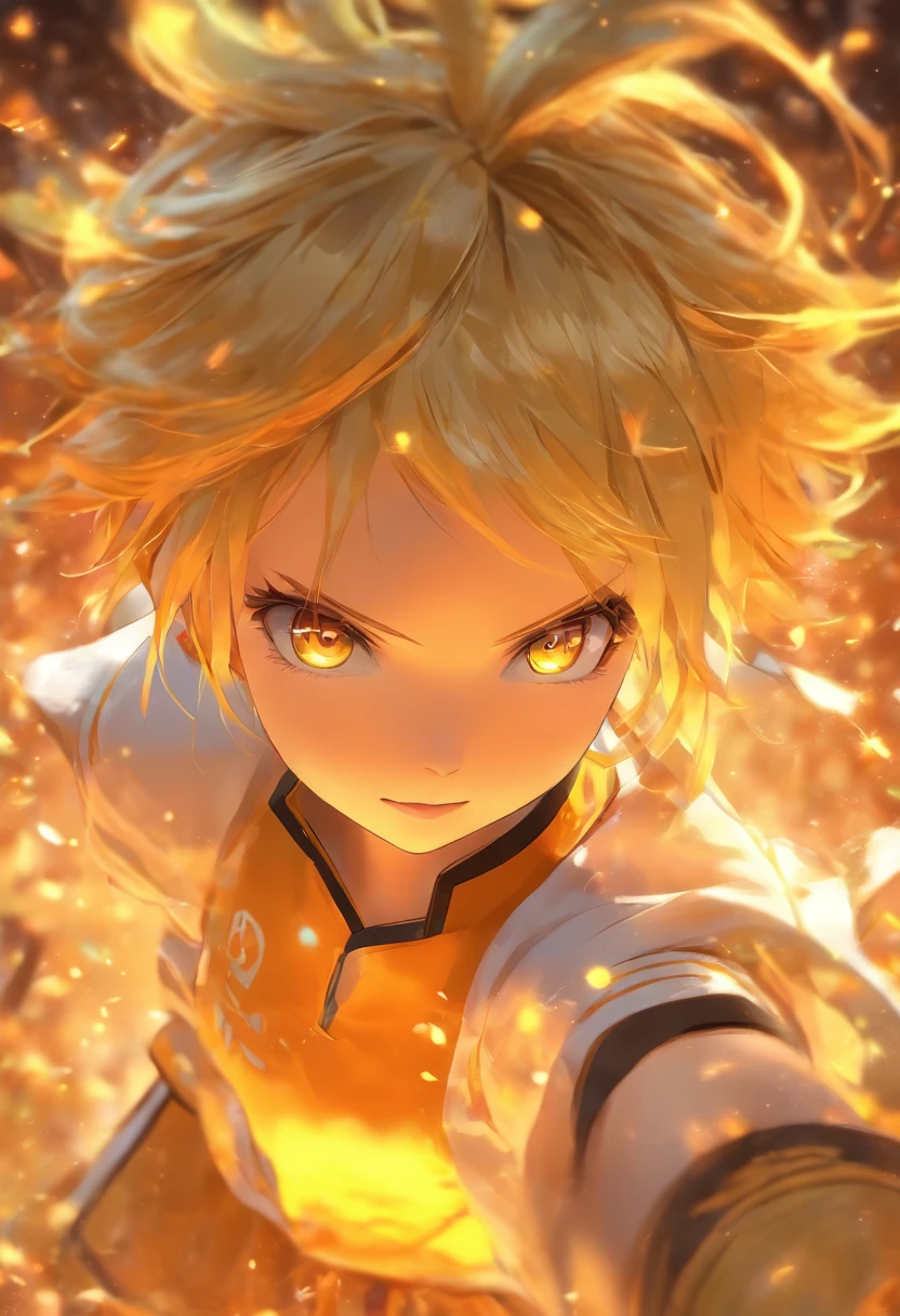 Kagamine Rin, Uniforme escolar, calcinha branca de cueca, saia, fundo branco, Instruction manual diagram, diagrama de desempenho, Standing, illustration, alta resolução, ultra-detalhado, Realistic, cores vibrantes, studio lighting.
