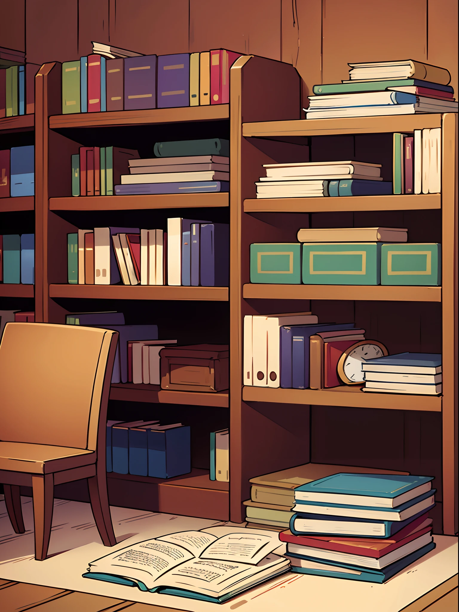 Books on a Shelf