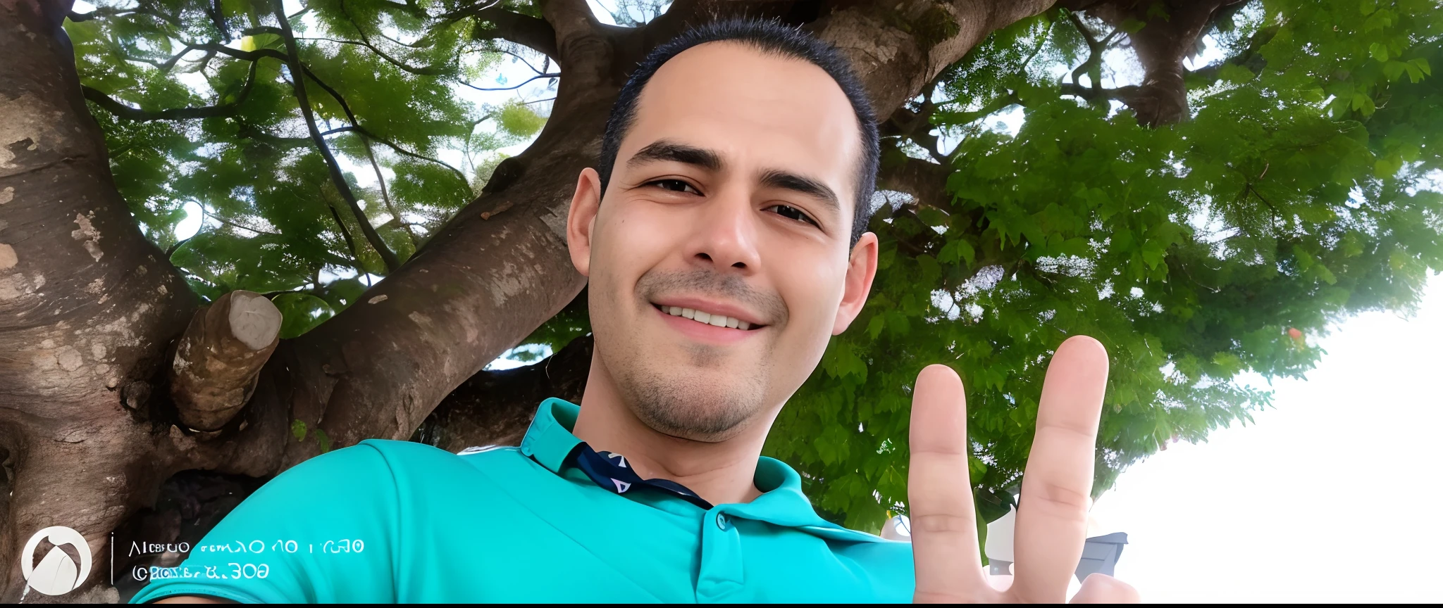 arafed man in a blue shirt making a peace sign, caio santos, icaro carvalho, edu souza, david rios ferreira, carmelo blandino, andrea rocha, 8k selfie photograph, edon guraziu, emad mostaque, by Felipe Seade, andres rios, alex flores, joseph moncada, dan dos santos