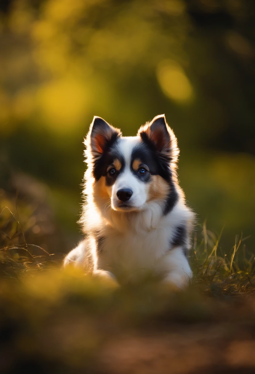 Um cachorro exatamente igual ao da foto recriar a foto a cima
