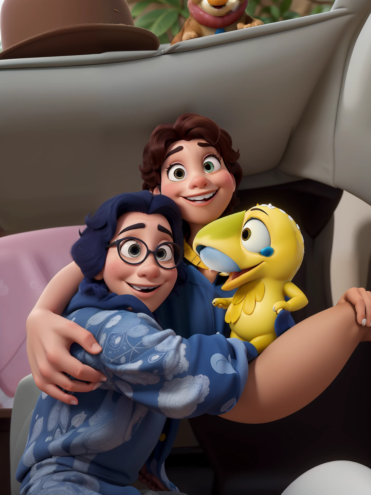 Estilo Disney Pixar, melhor qualidade , obra prima