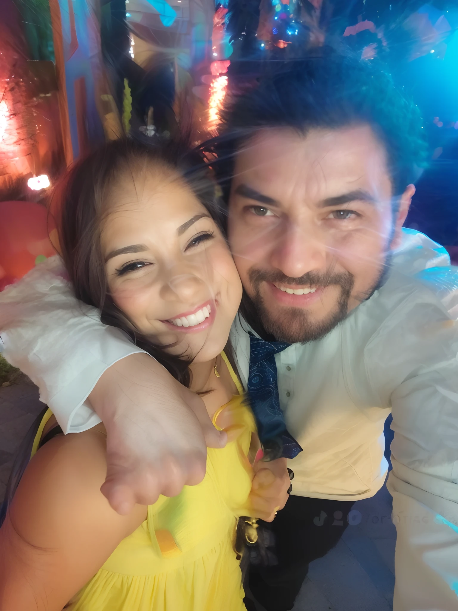 there is a man and woman taking a selfie in the park, par, 3 5 year brazilian mother, Casal feliz, ele tem cerca de 40 anos, ele tem cerca de 4 0 anos de idade, Usando tatuagens shipibo, Mulheres de 40 anos, Homens de 45 anos, momma and papa, photo from behind, imagem de perfil, em jardins de maconha
