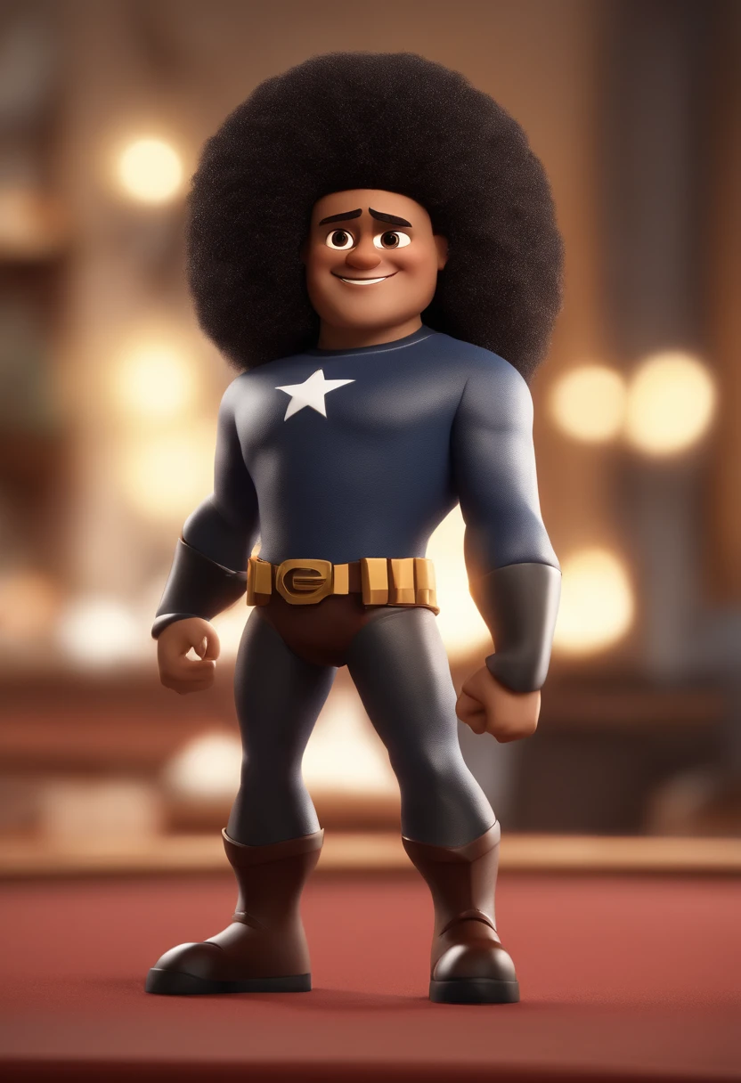 Personagem de desenho animado de um homem usando  um cabelo preto e uma camisa vermelha, um personagem animado, Caractere estilizado, animation style rendering, 3D estilizado, Arnold Maya render, 3 d render stylized, toon render keyshot, Personagem 3D, Personagem 3D, 3d rendering stylized, 3 d character render, personagem de desenho animado, Personagem de close up, Pose de personagem, (Estilo Pixar) (master part:1.2) (Bokeh) (best quality) (pele detalhada) (textura detalhada) (8k) (argila) (Cinematic lighting) (foco nítido，Senta e vaza a parte superior do corpo