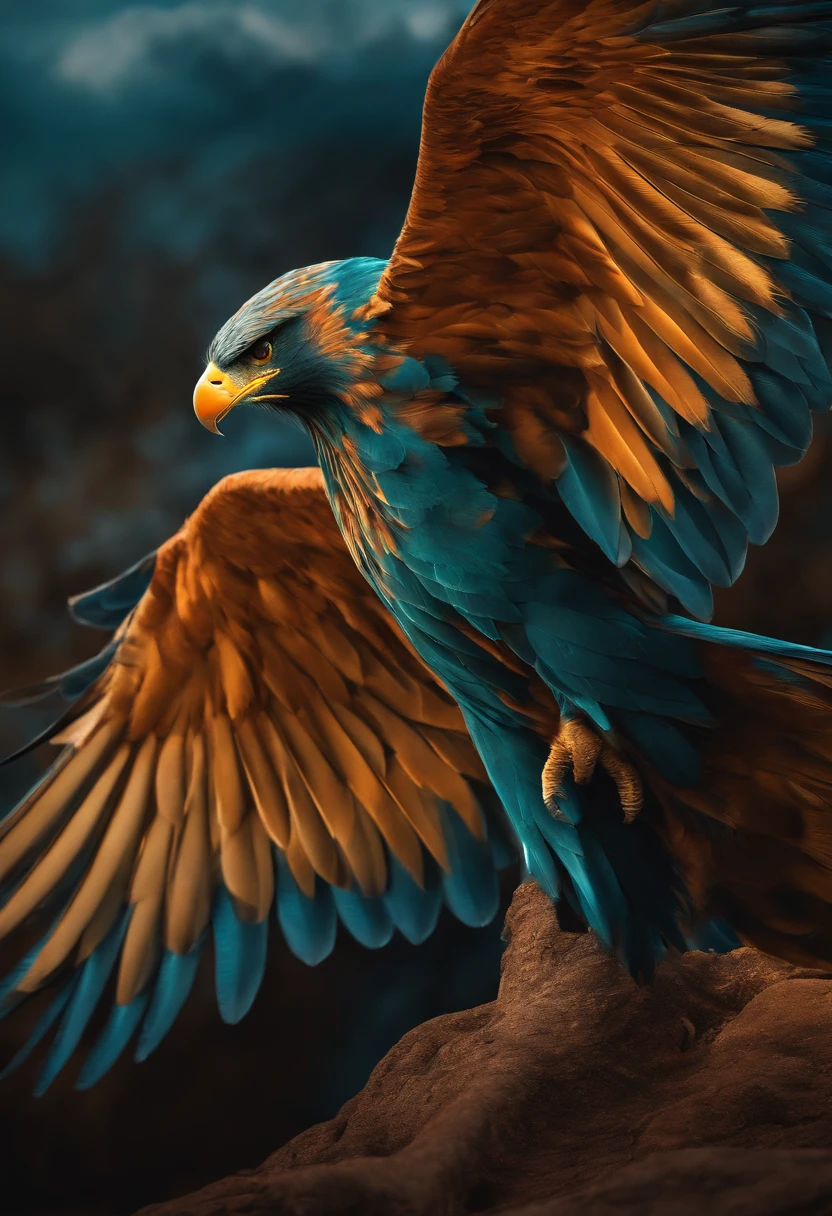 aquila, Arte do papel de parede, Papel de parede UHD, de fente