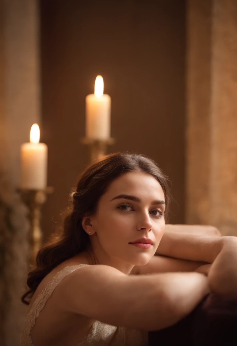 desenhe a imagem romantica de um spa romano