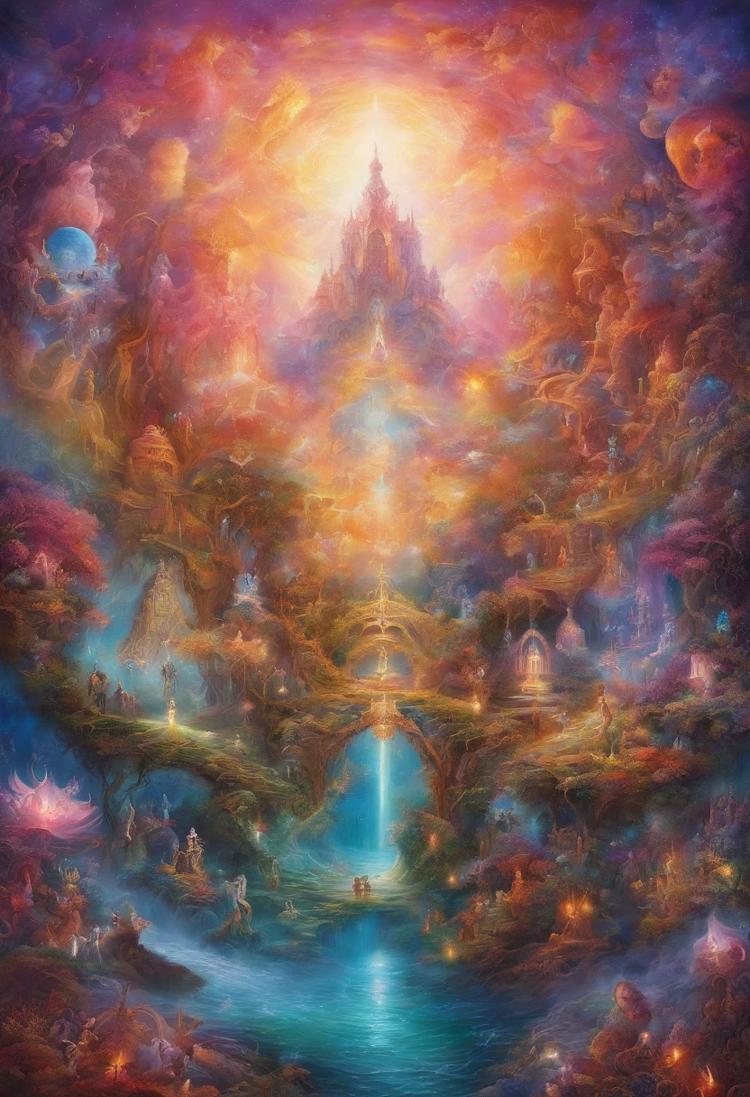 Highest image quality,Journey to the deepest reaches of Inconkos, souls, Spiritual Beings, Inner world, Spiritual energy, The Divine Self