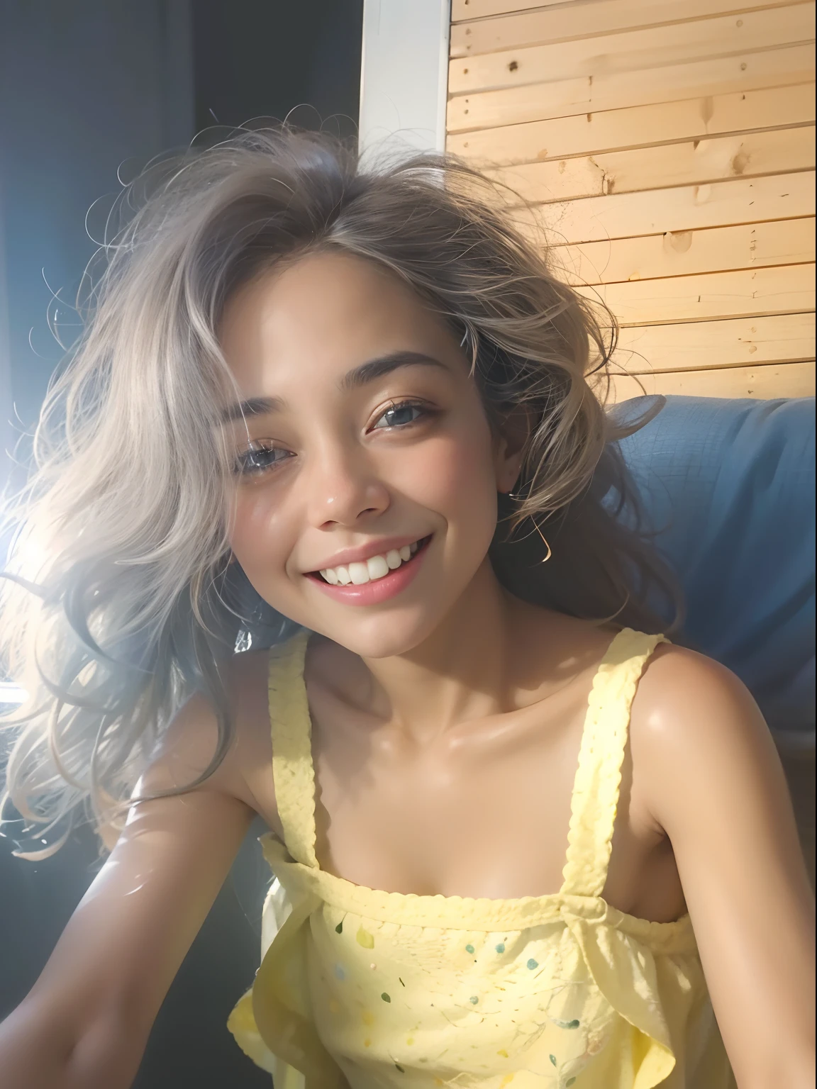PIXAR a girl with flowing hair and a beautiful smile