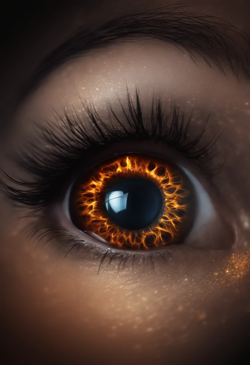 fantasia de hallowen, olhos vermelhos brilhantes, Biomechanicals, estranho, assustador, Pesadelo, cores muito brilhantes, light particles, com luz brilhante, Mshiff, Arte do papel de parede, Papel de parede UHD