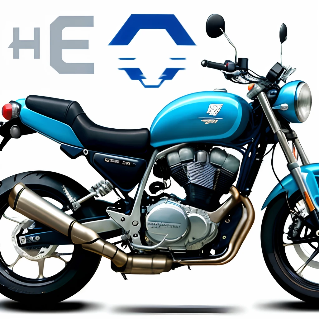 Sexy girl with glasses blue hair big ass on motorbike