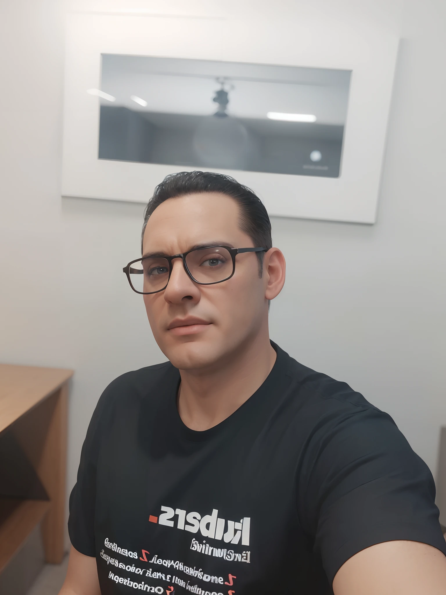 Cartoon character of a man with black glasses and a blue shirt, animation character, Caractere estilizado, animation style rendering, 3D estilizado, Arnold Maya render, 3 d render stylized, toon render keyshot, Personagem 3D, Personagem 3D, 3d rendering stylized, 3 d character render, personagem de desenho animado, Personagem de close up, Pose de personagem,  (Estilo Pixar) (master part:1.2) (Bokeh) (best quality) (pele detalhada) (textura detalhada) (8k) (argila) (Cinematic lighting) (foco nítido