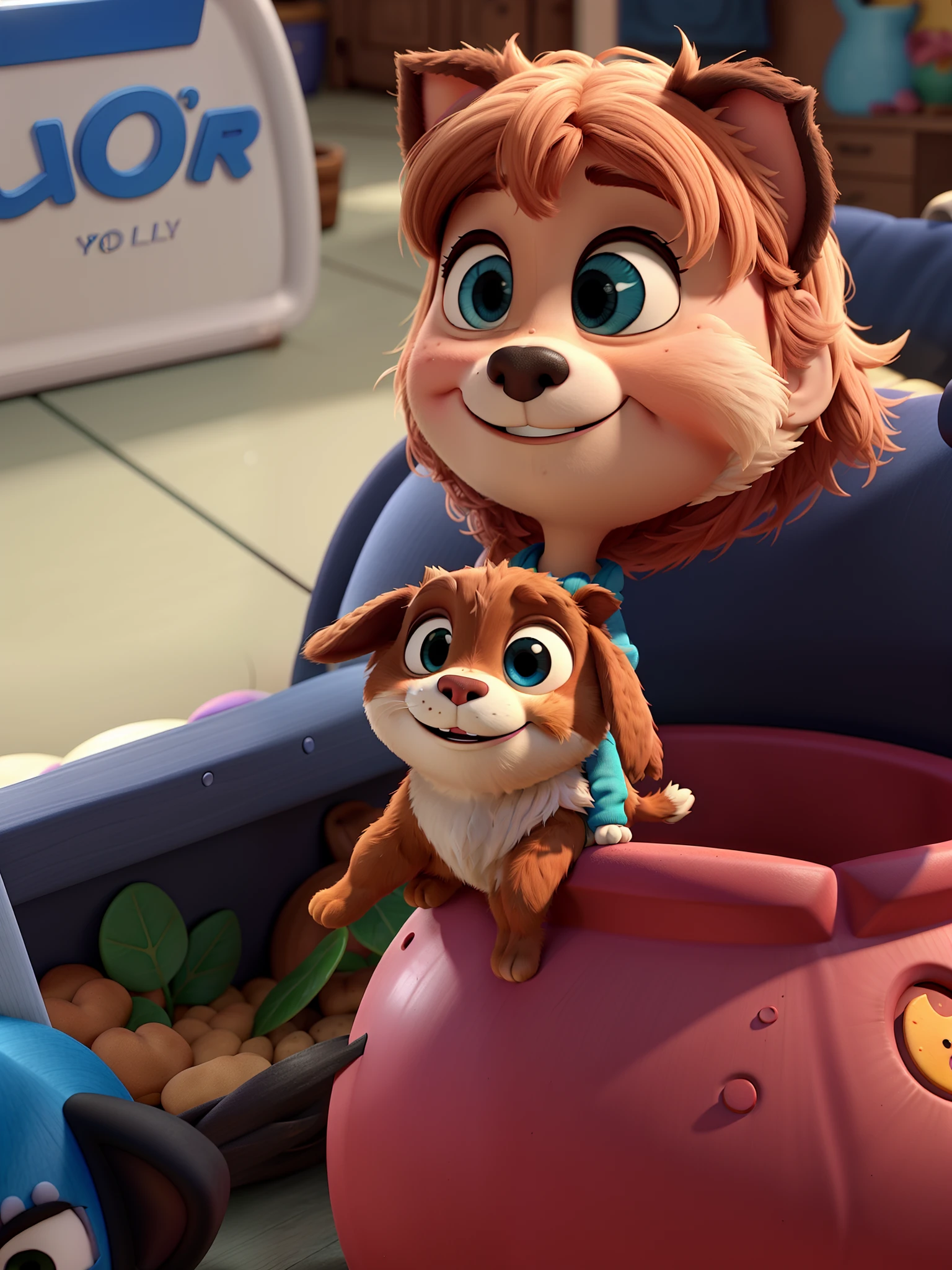 Pixar cercada por coelhos afetuosos, but heartbroken