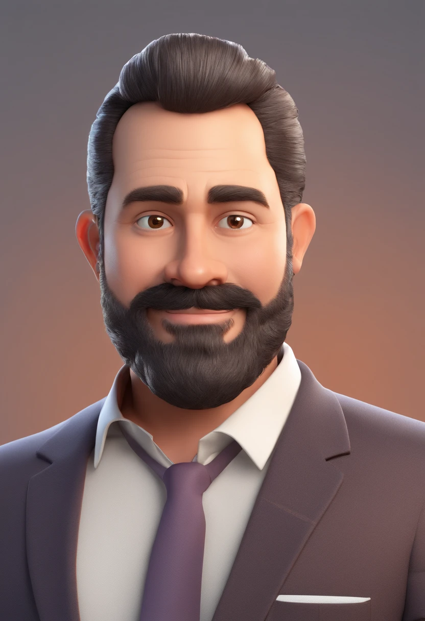 Um homem com uma barba estilo pixar, fofo, High definition, best quality, parecendo o presidente Lula, com camisa de prisioneiro