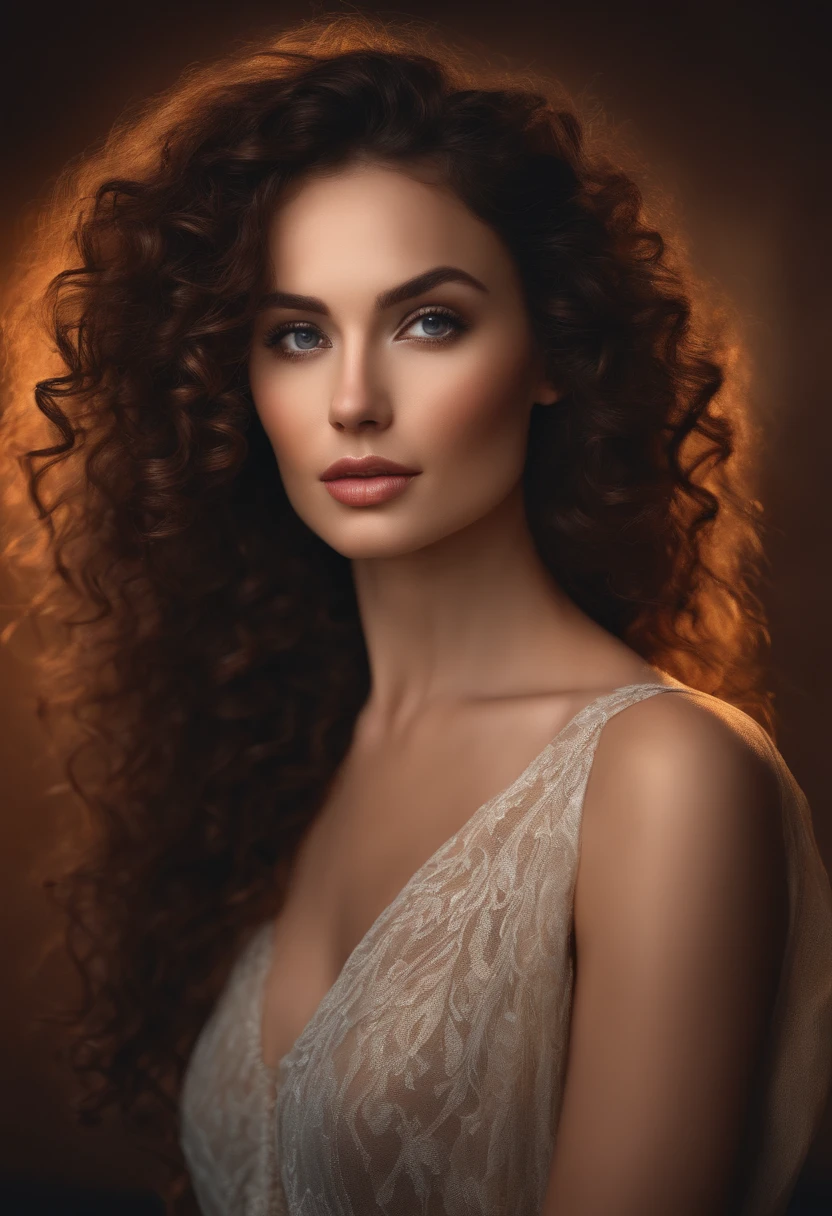 (foco nítido:1.2), fotografia, mulher jovem atraente, (beautiful face:1.1), Olhos detalhados, lush lips, (maquiagem olho de gato:0.85), (olhos grandes:1.0), (corpo tonificado:1.2), (curly hair:1.2), body curvy, Usando (Quebrar:1.2) em um (Rua:1.2). (Moody Lighting:1.2), profundidade de campo, Bokeh, 4k, HDR. por (Tiago C. Christensen:1.2|Jeremy Lipking:1.1).