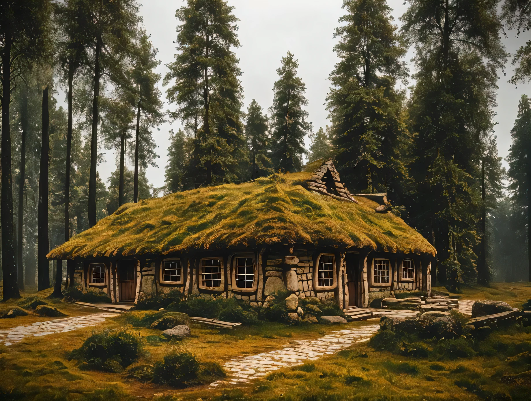 Middle Ages, (vikings house in the forest:1.5)