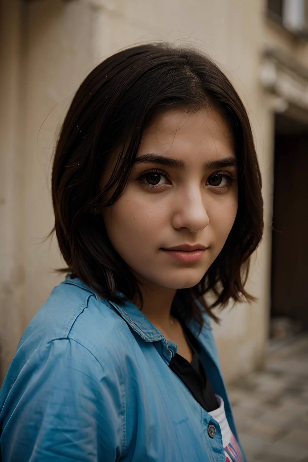 a portrait of a Girl from Azerbaijan