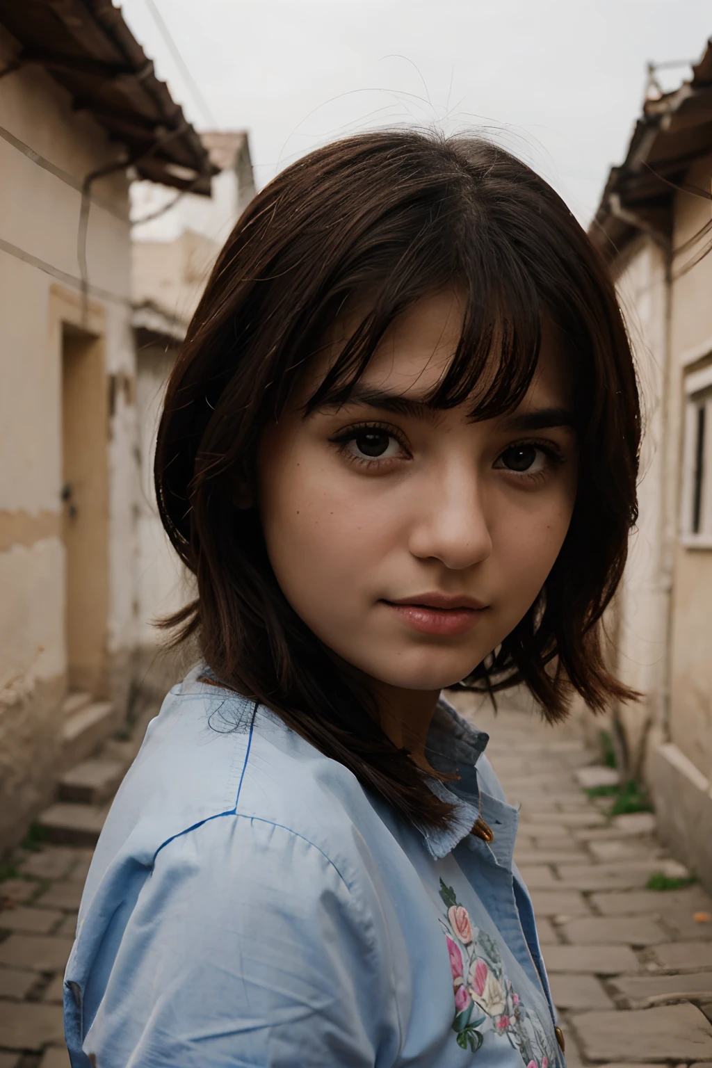 a portrait of a Girl from Azerbaijan