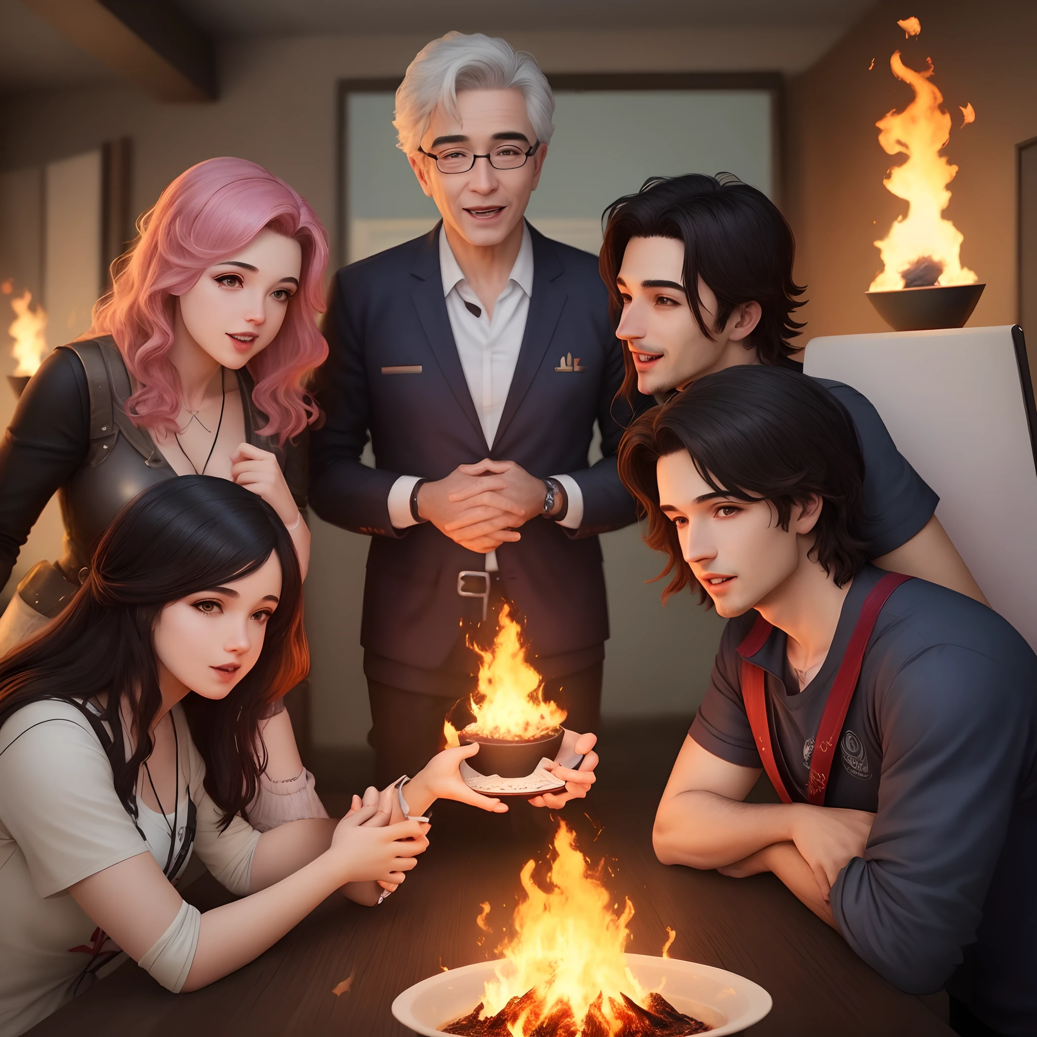 Criar imagem com pessoas mestre da roleta online e iniciais VL fire