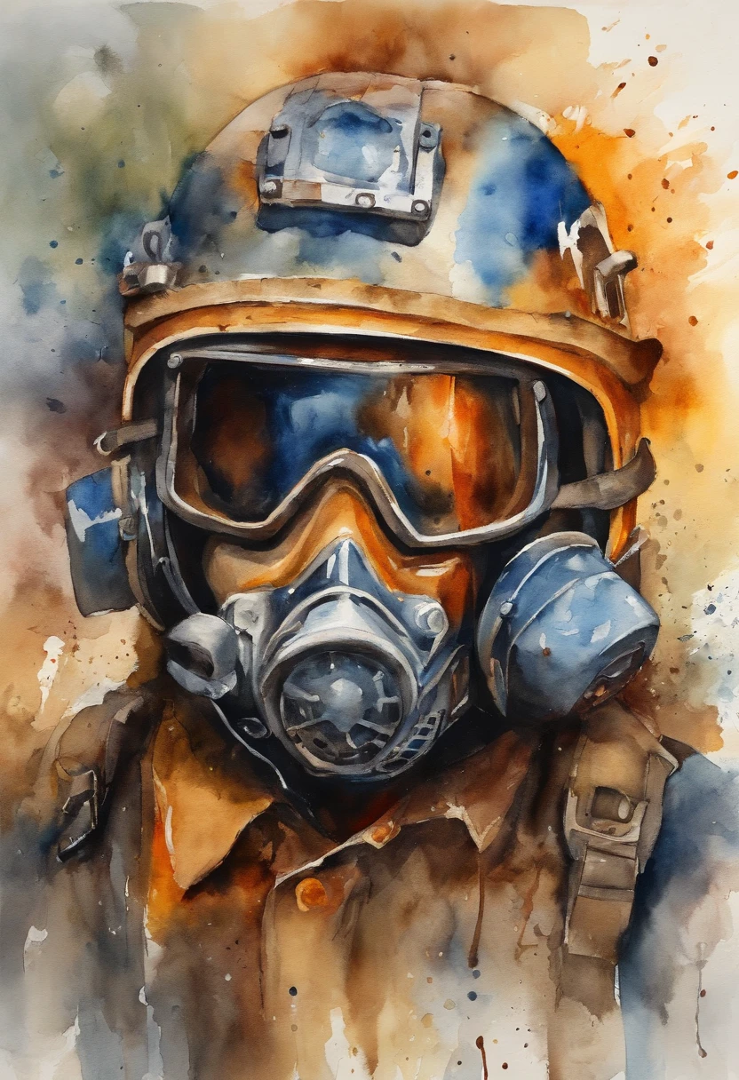 FAZER IMAGEM DE UM BOMBEIRO MUITO FELIZ, DE PELE PARDA, COM CAPACETE E EQUIPEMENTO COMPLETO