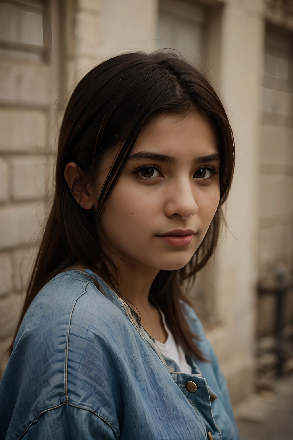 a portrait of a Girl from Azerbaijan