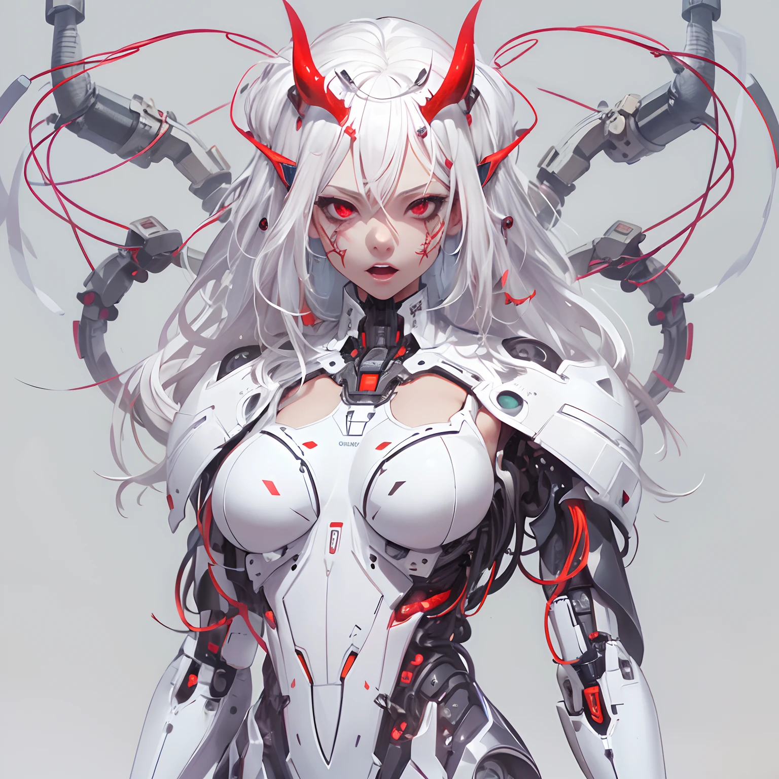 bright red image, full body, {{{Very beautiful world}}, {{{Very beautiful super nasty girl}, {{Super detail}}, {{Masterpiece}, {{{1 girl}, penetrating guts, overflowing, throwing out internal organs, super crazy madness, dynamic pose, super super bloody, super chaotic, {{biomechanical}}, large and small intestines hanging together, {{{girl with blown off internal organs} }, {{{Ultra photorealistic photos}}}}, {cute 1girl}, solo focus, Fresh colorful skin with dense shapes, Beautiful mechanical aliens, {{Girl-alien fusion}}, dynamic angles, cinematic lighting, soft lens flares, {{{Visceral landscape}}}, depth of field,
